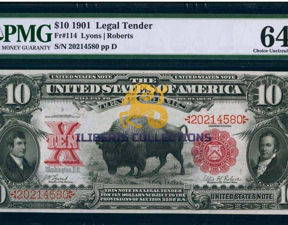 USA 10 Dollars 1901