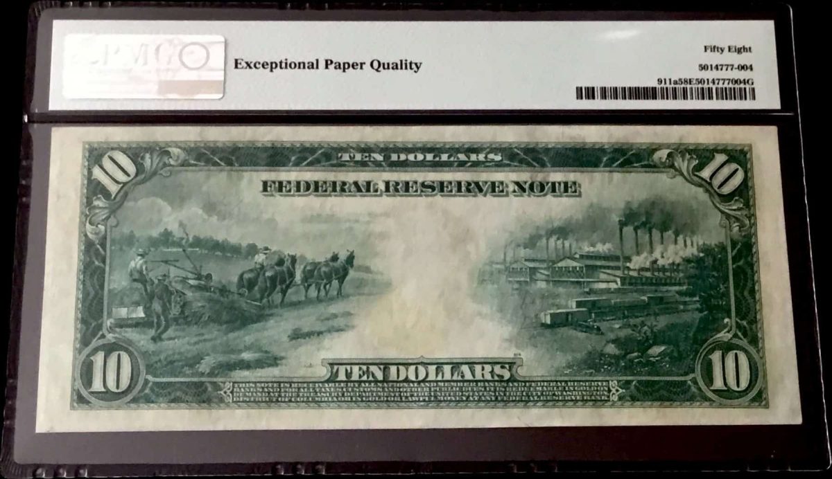USA 10 Dollars 1914-2