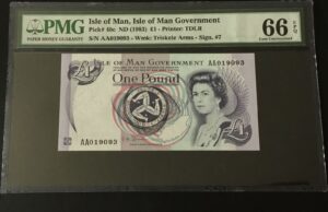 Isle Of Man 1 Pound 1983