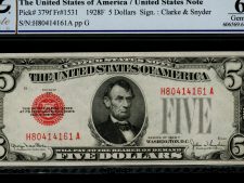 United States 5 dollars 1928C. Fr. 1528. PCGS 65 OPQ.